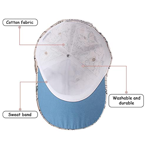 Waterproof Dinosaur Baseball Cap for Kids