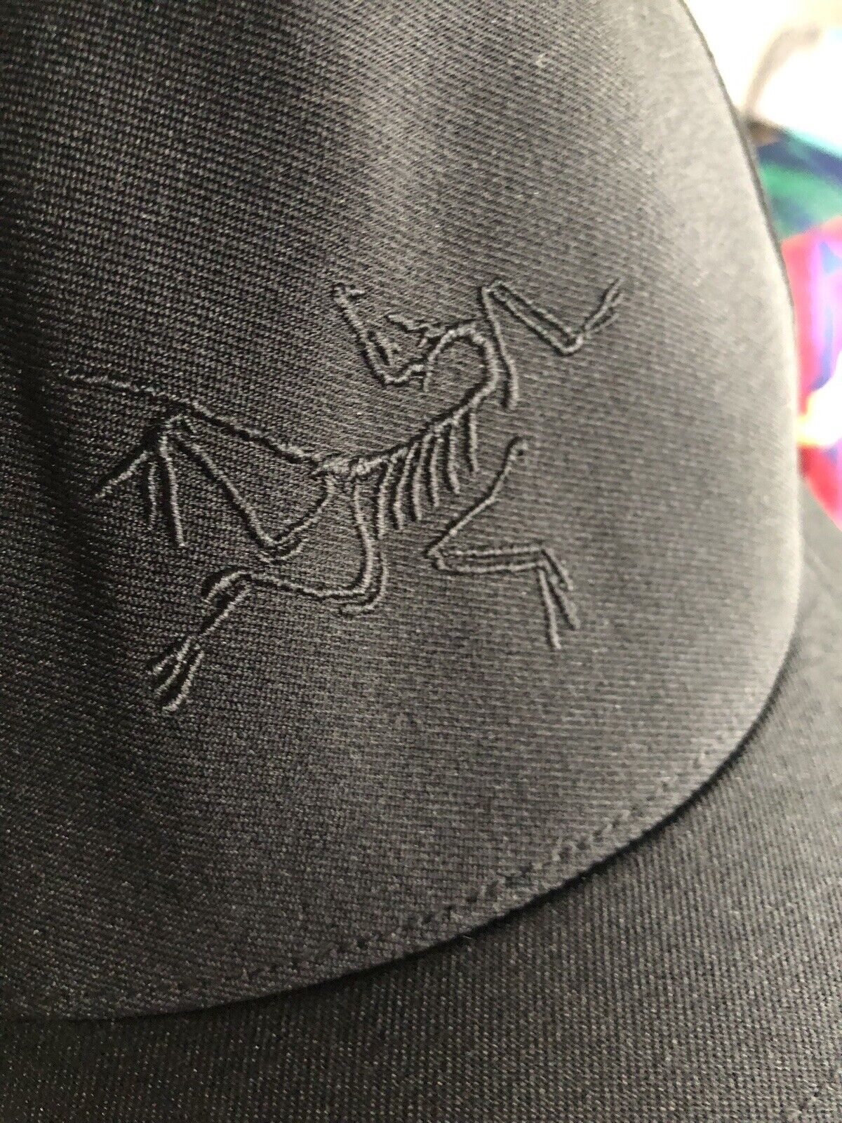 Black Arc’teryx Calvus Tech Dinosaur Hat