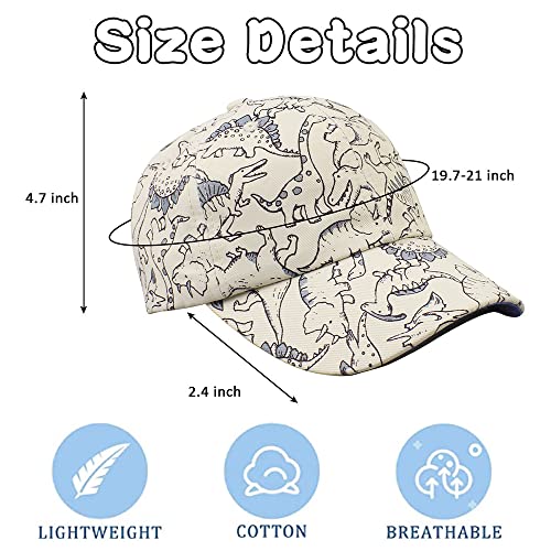 Waterproof Dinosaur Baseball Cap for Kids