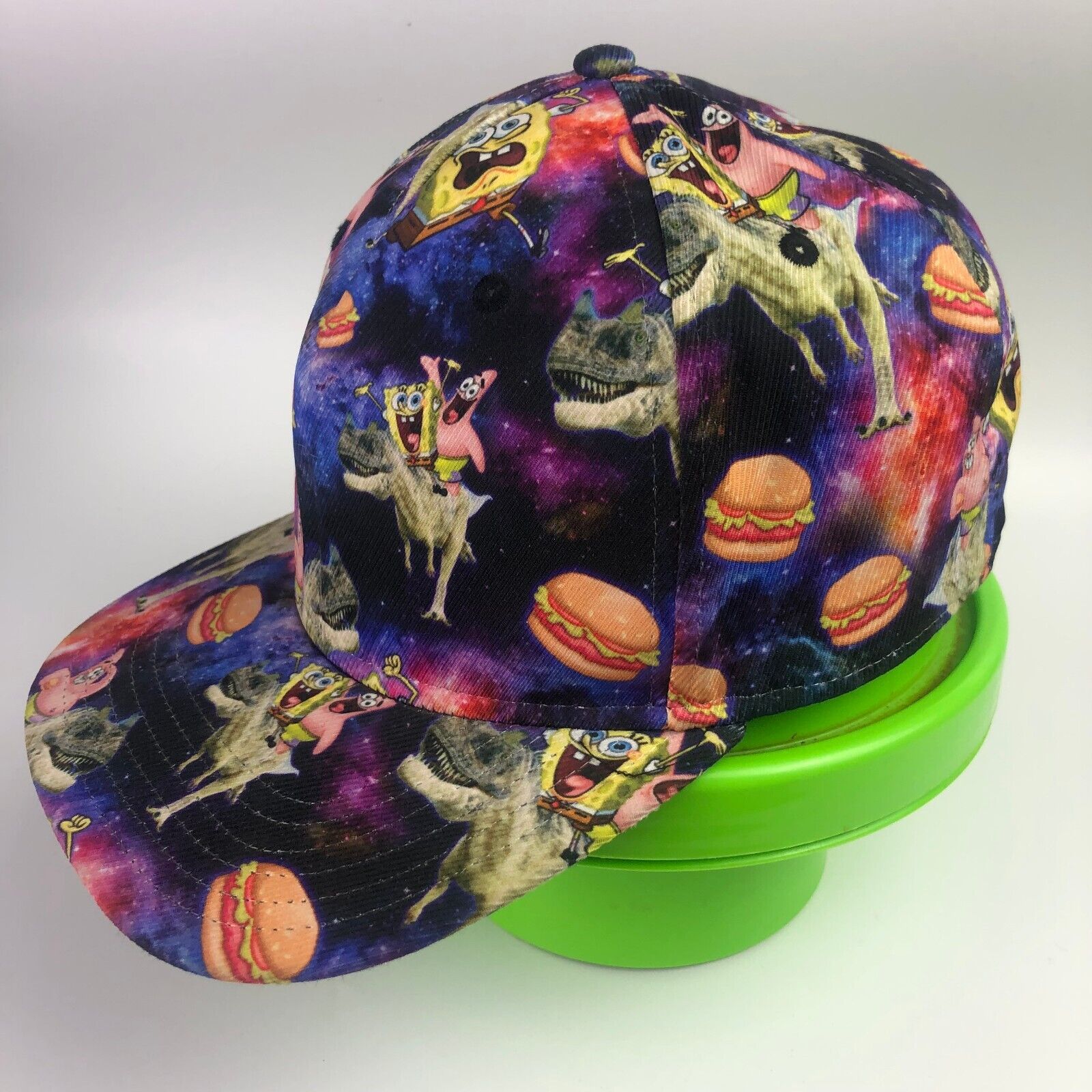 Dino Print Snapback Hat for Adults