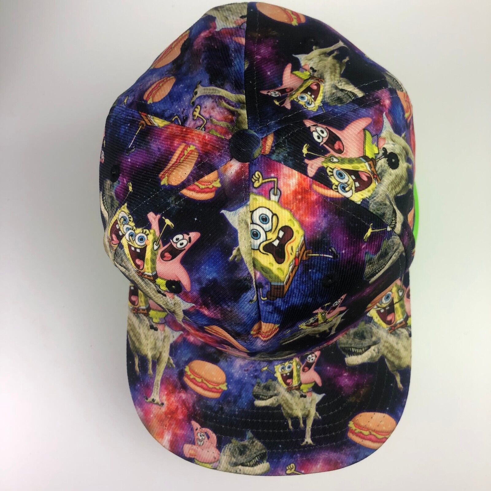 Dino Print Snapback Hat for Adults