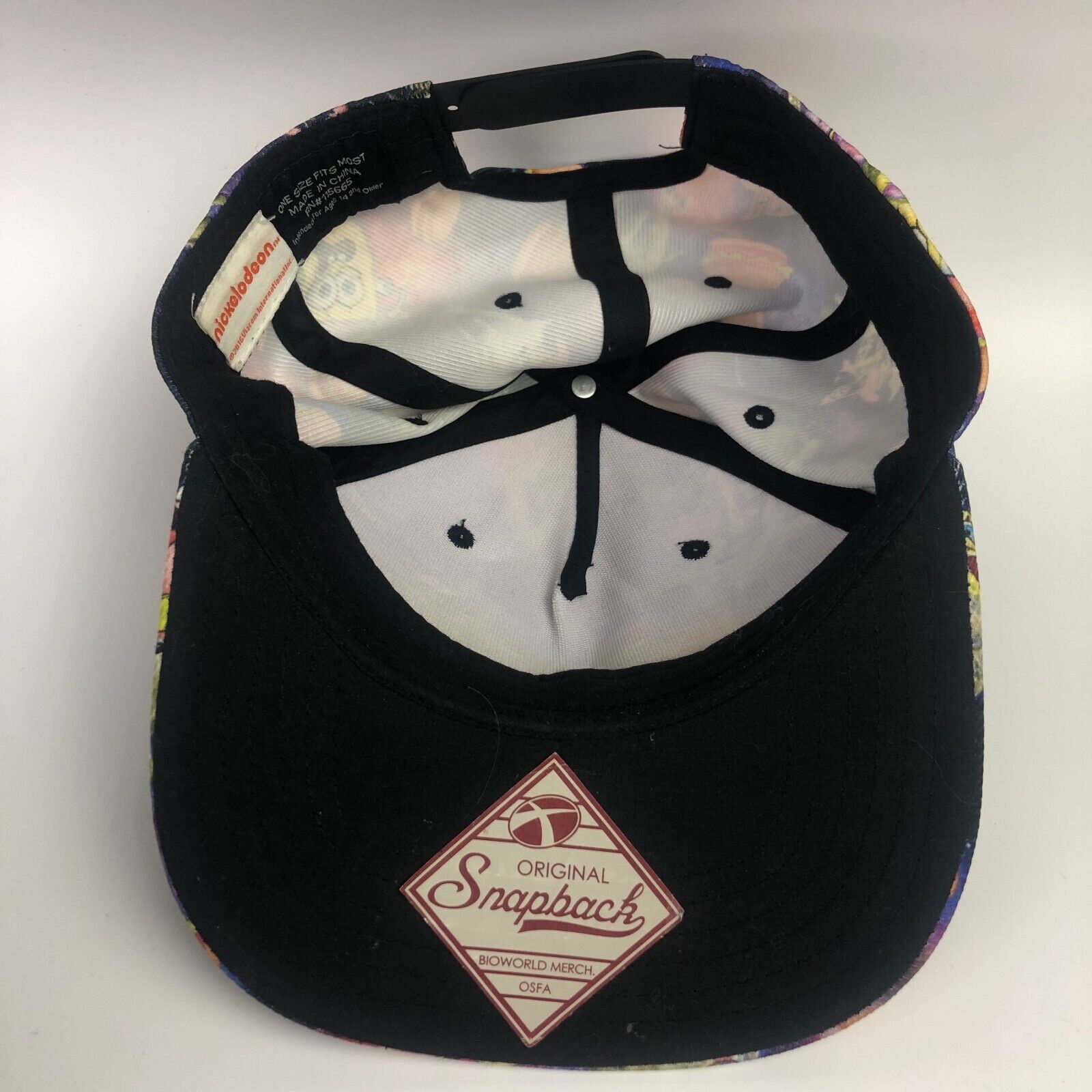 Dino Print Snapback Hat for Adults