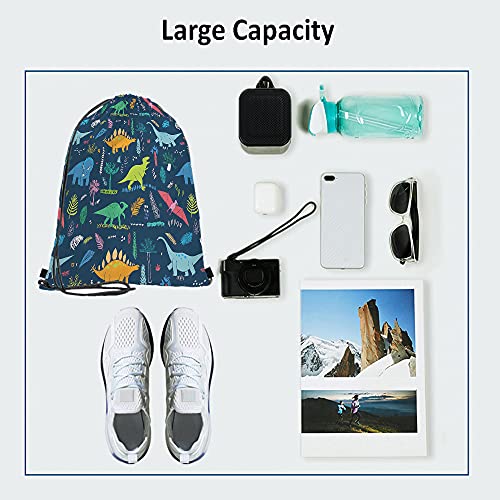 Dinosaur Drawstring Backpack for all ages