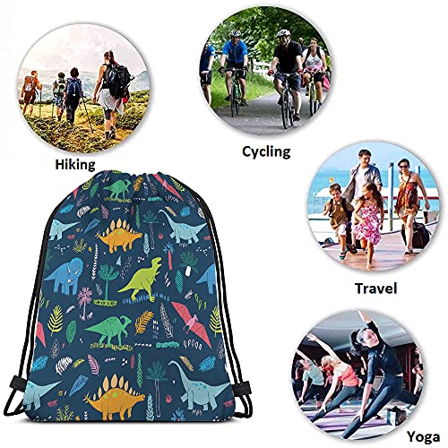 Dinosaur Drawstring Backpack for all ages