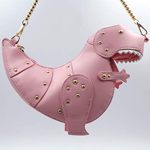 Pink T-Rex CrossBody Purse for Women/Girls