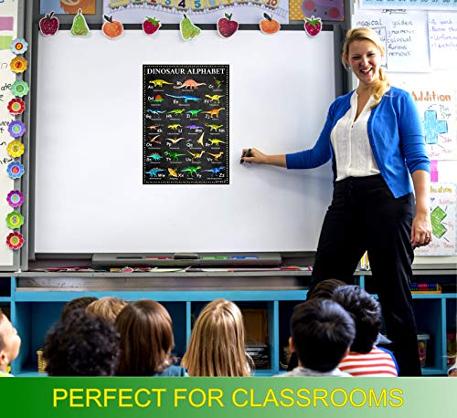 Dinosaur ABC Chart - Laminated 14x19.5