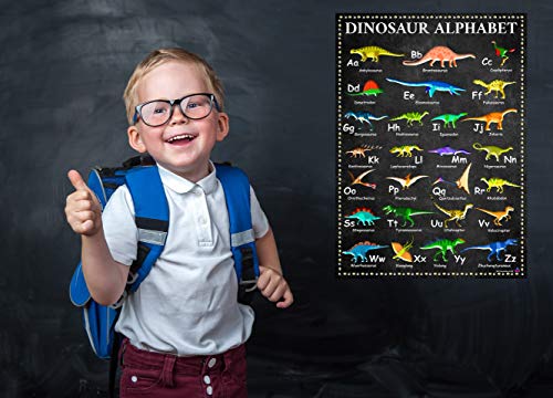 Dinosaur ABC Chart - Laminated 14x19.5
