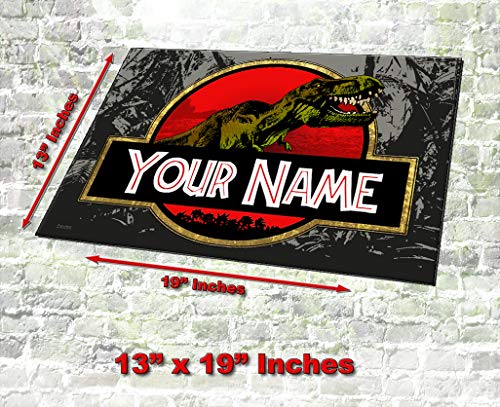 Personalized Dinosaur Poster for Boys (13x19)