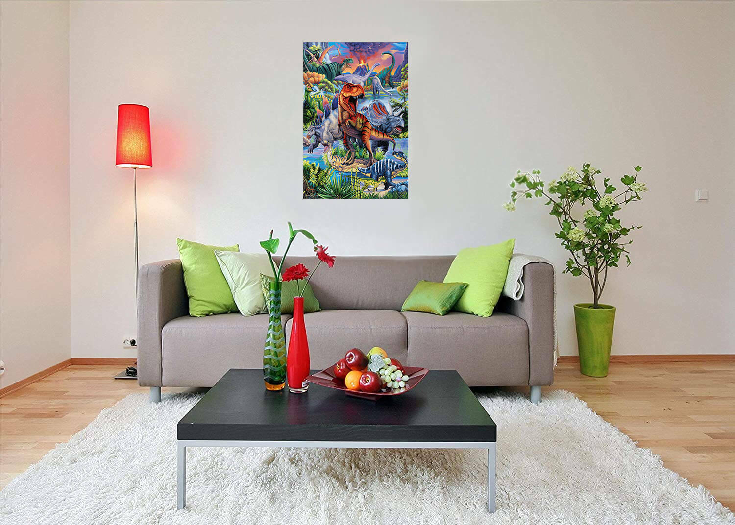 Dinosaurs by Jenny Newland Poster - 24" x 36"