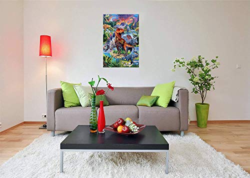 Dinosaurs by Jenny Newland Poster - 24" x 36"