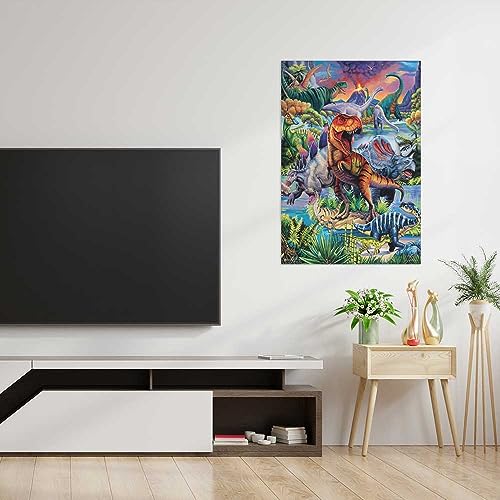 Dinosaurs by Jenny Newland Poster - 24" x 36"