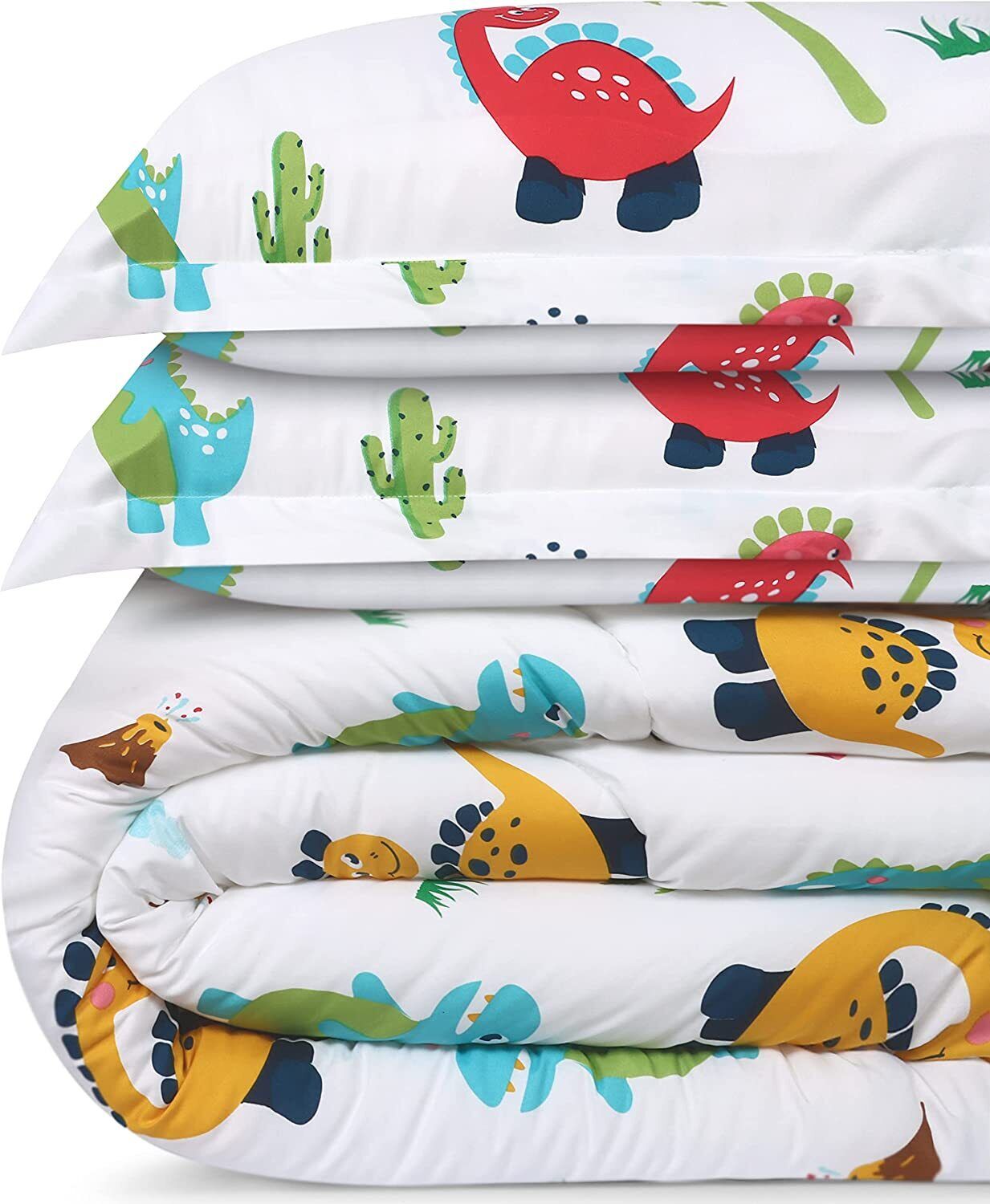 Dino Comforter Set with Pillow Cases - Twin/Twin XL