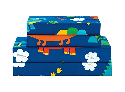 Boys Dinosaur Bedding Set with Accessories, Twin-Sized