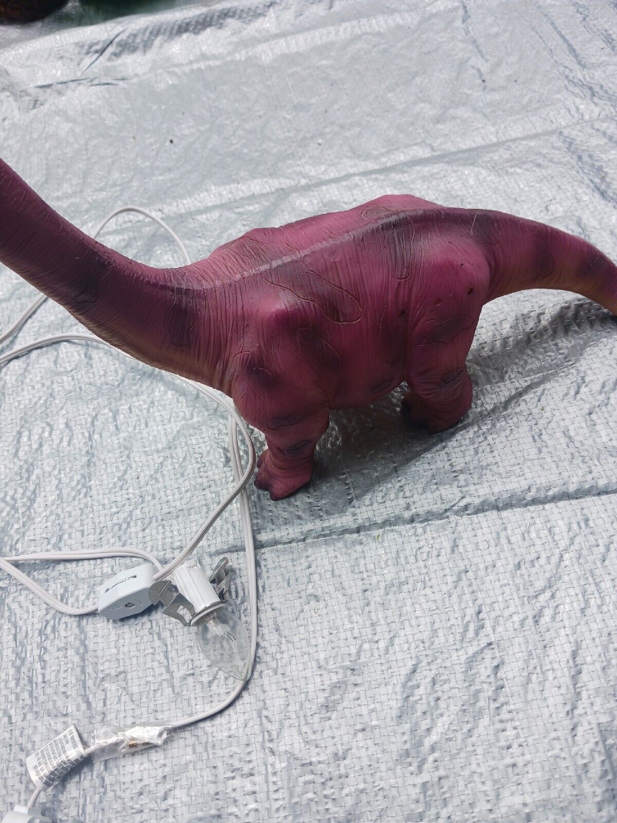 Long Neck Dinosaur Resin Table Lamp