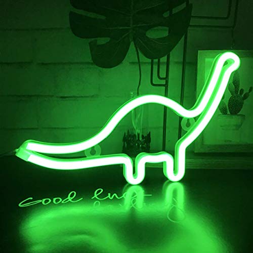 Kid's LED Dinosaur Neon Night Light