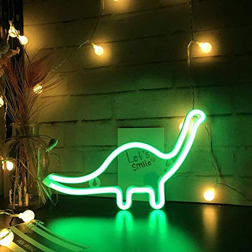 Kid's LED Dinosaur Neon Night Light
