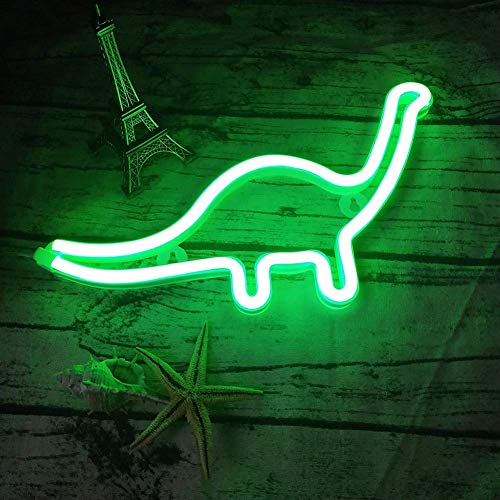 Kid's LED Dinosaur Neon Night Light