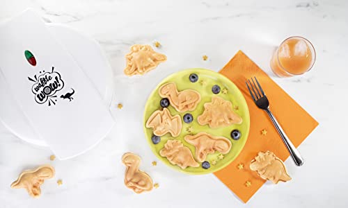 Dinosaur Mini Waffle Maker: 5 Shaped Dinos