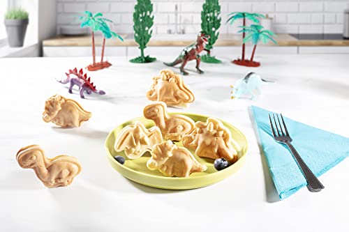 Dinosaur Mini Waffle Maker: 5 Shaped Dinos