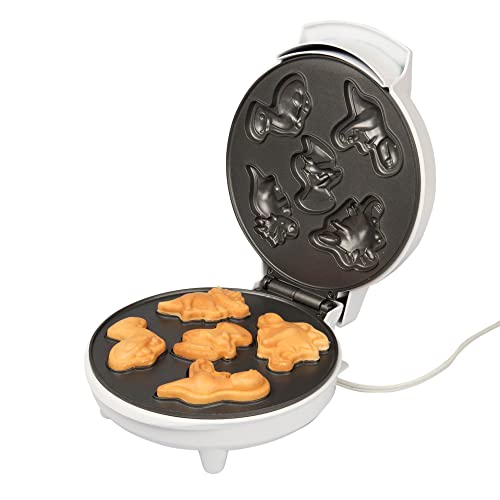 Dinosaur Mini Waffle Maker: 5 Shaped Dinos