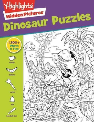 Dinosaur Hidden Picture Puzzles - Paperback