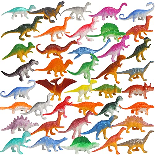 39-piece Assorted Mini Dinosaur Figures for Gifts & Party