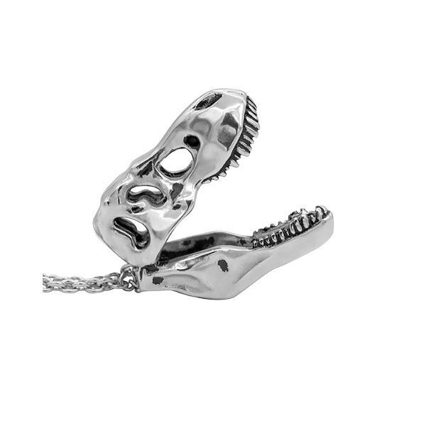 Controse Mini T-Rex Skull Dinosaur Necklace