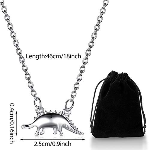 Dinosaur Jewelry Set: Necklace & Earrings - 6 pieces