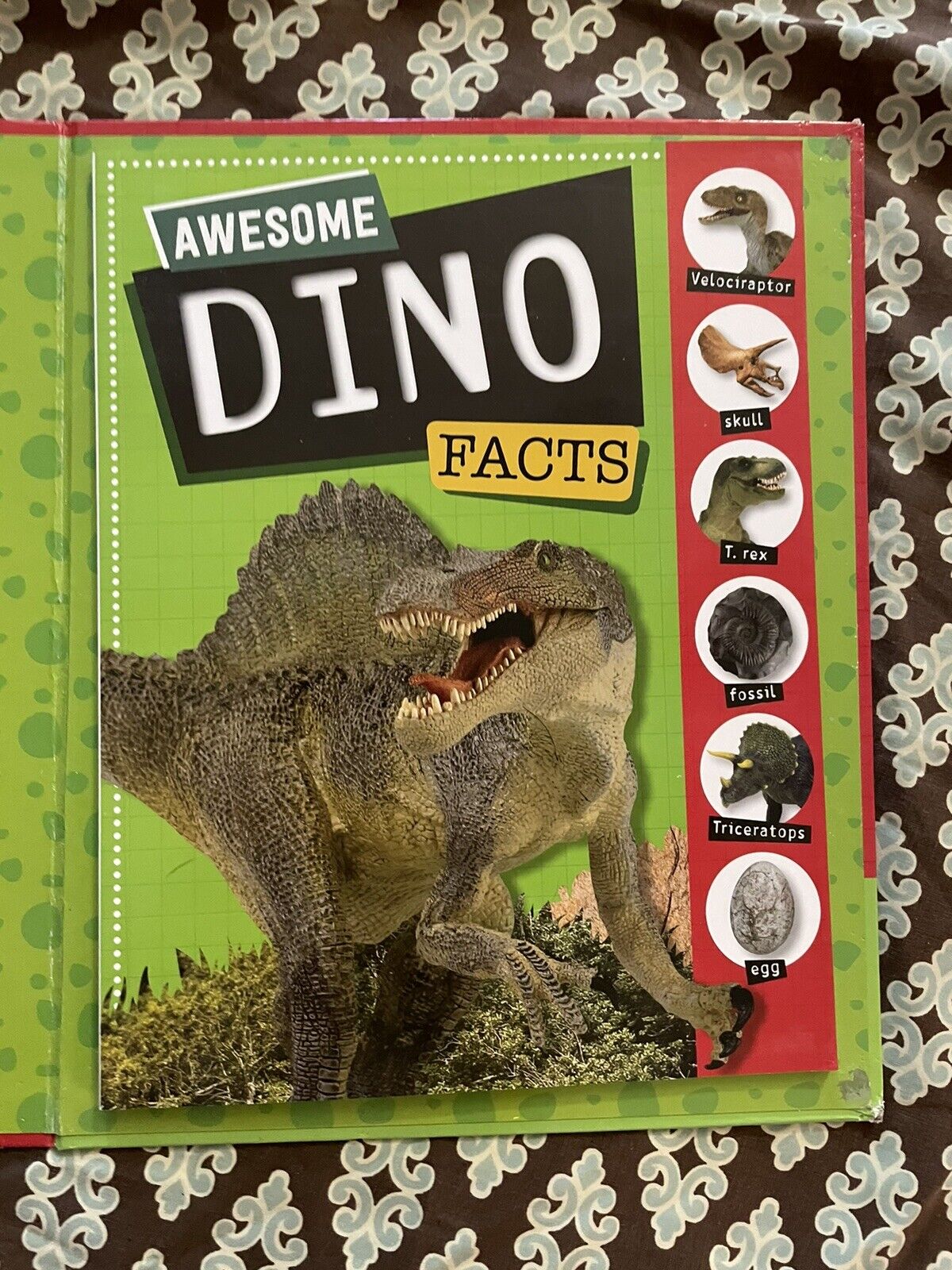 Mega Dino Educational Book with Model & Poster