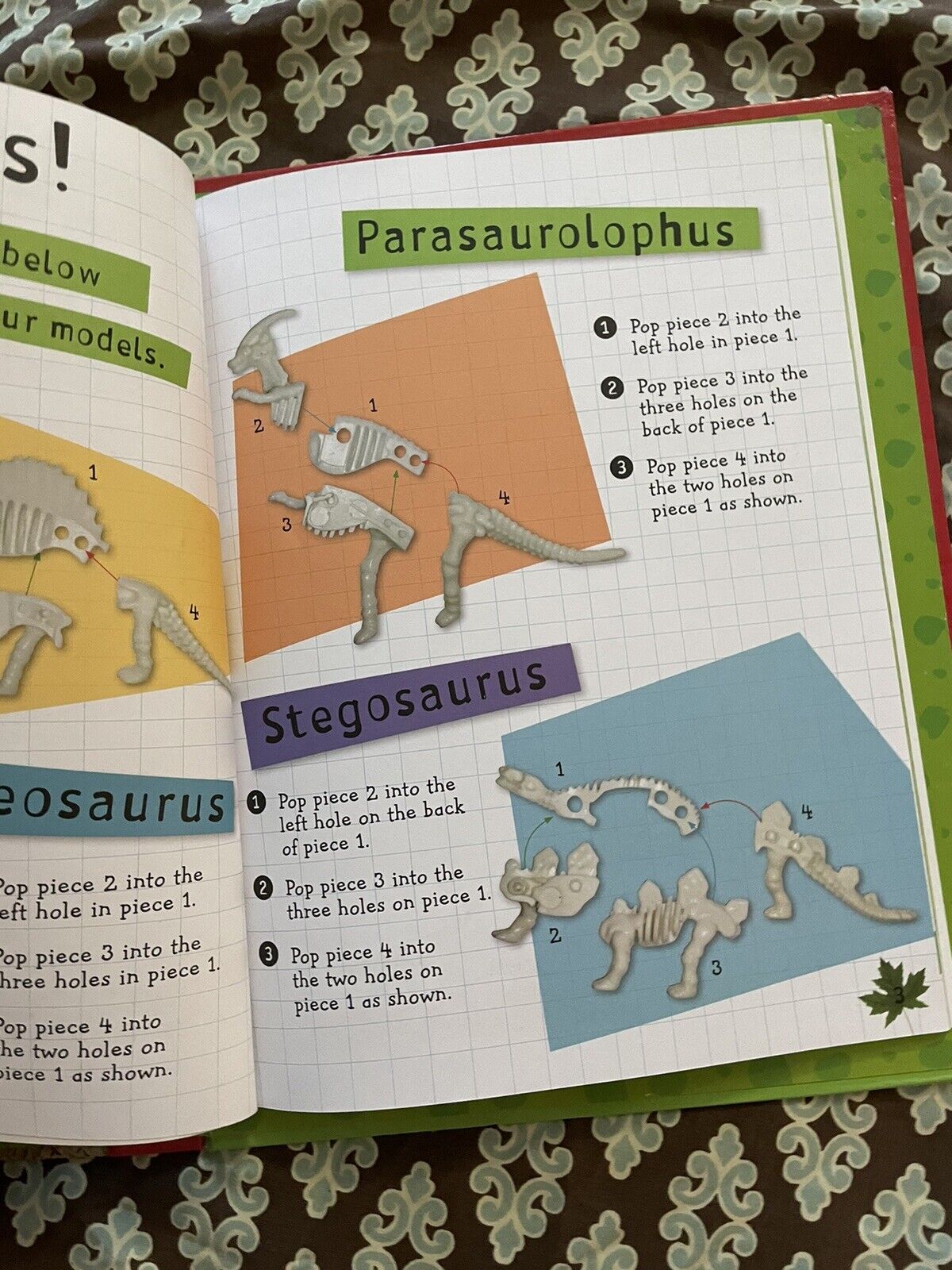 Mega Dino Educational Book with Model & Poster