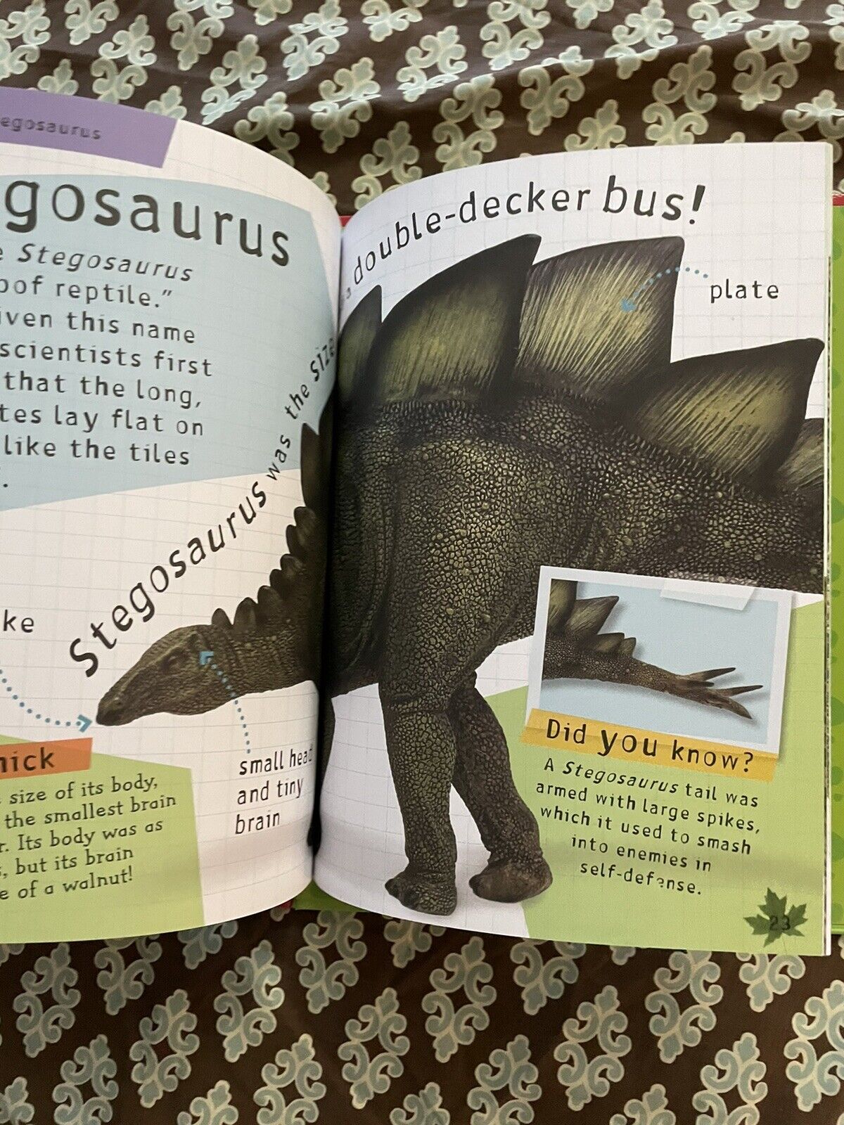 Mega Dino Educational Book with Model & Poster