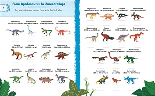 Dinosaur Activity Book for First Graders