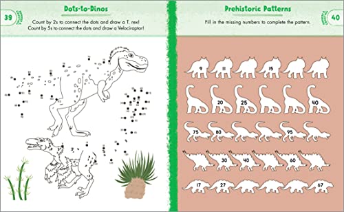 Dinosaur Activity Book for First Graders