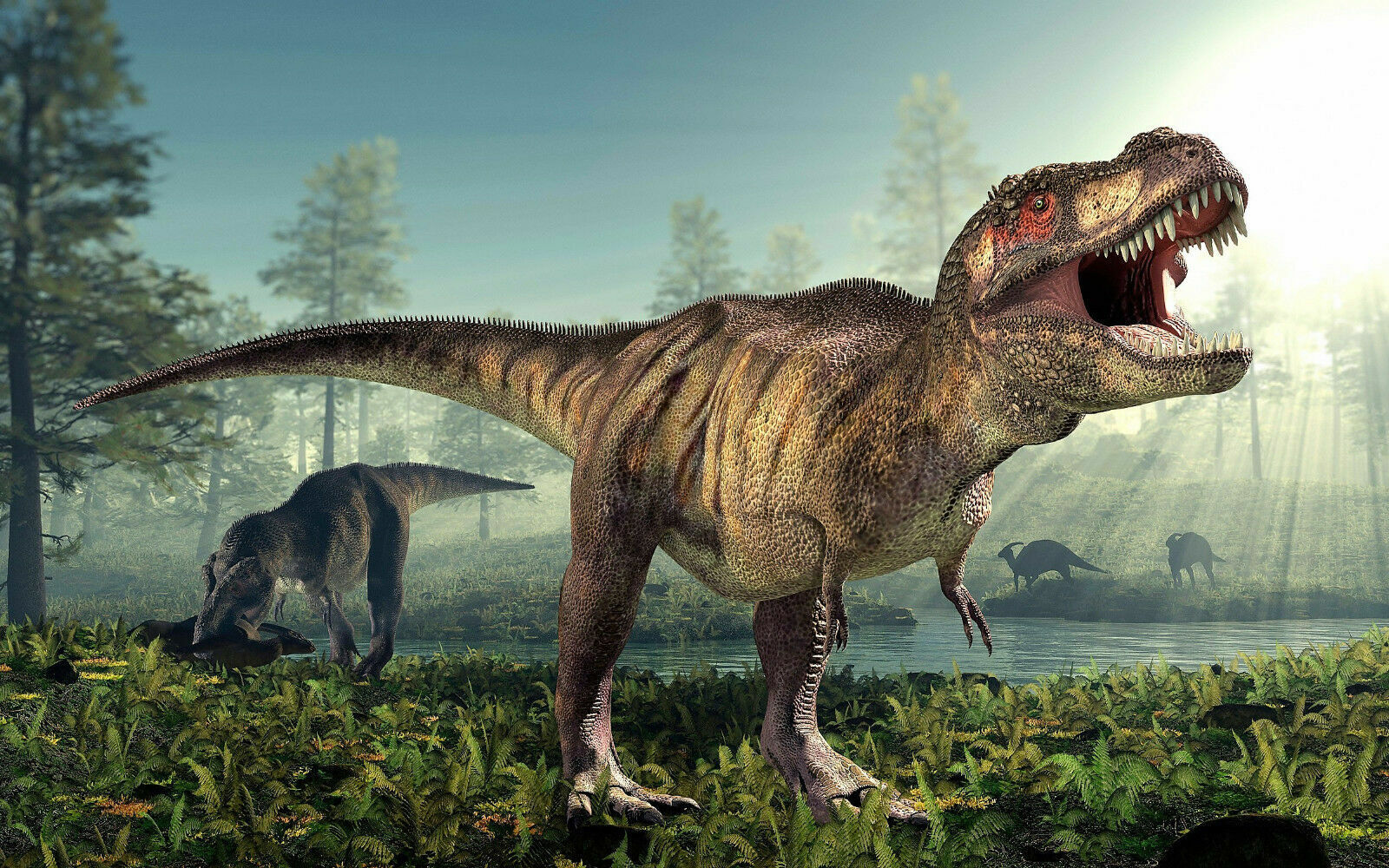 Large T-Rex Skull Sculpture for Dinosaur Lovers