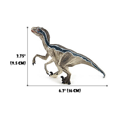 Realistic Velociraptor Dinosaur Figure for Kids