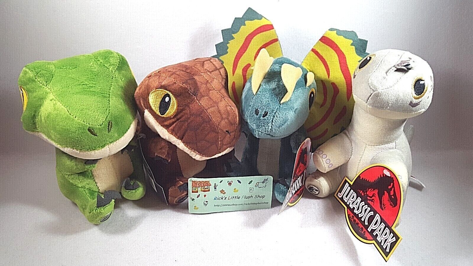 Jurassic Park World Plush Dominion Dinosaurs 6-7” Soft Stuffed 2022 Licensed New