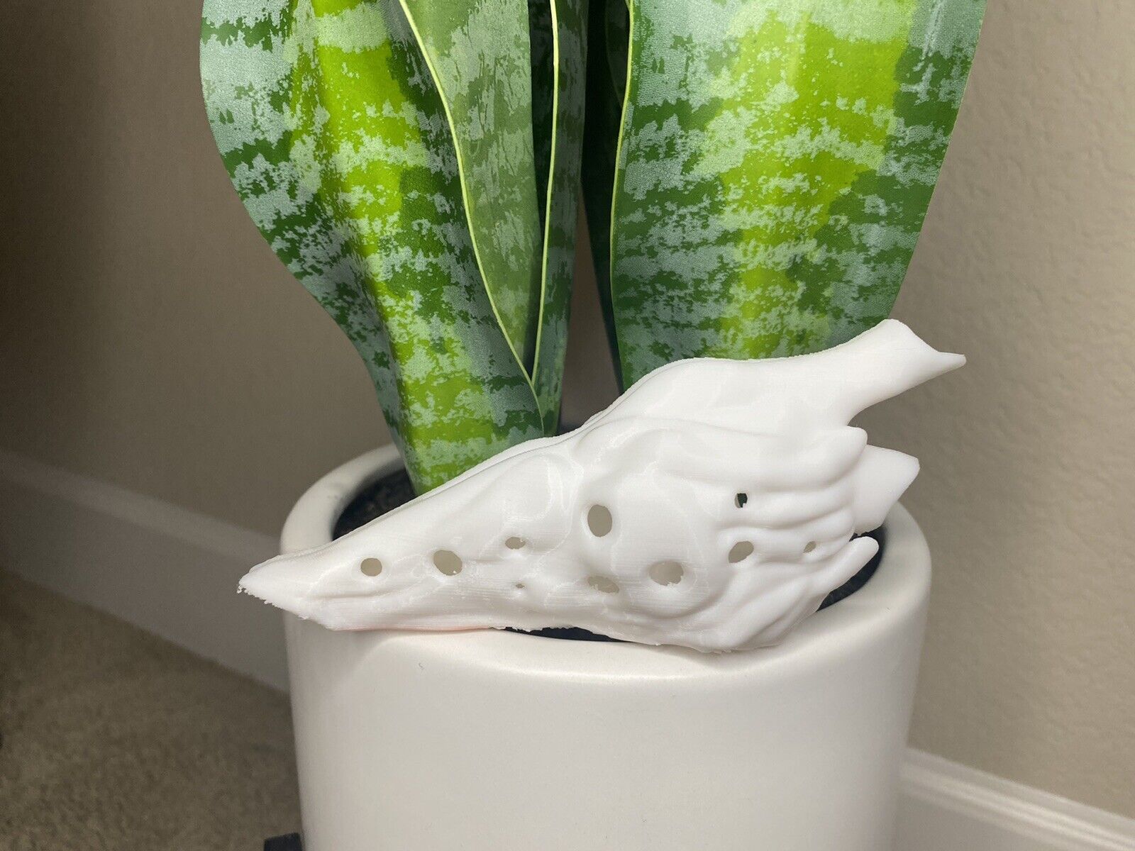 Jurassic Park Functional Velociraptor Resonating Chamber 3D Printed
