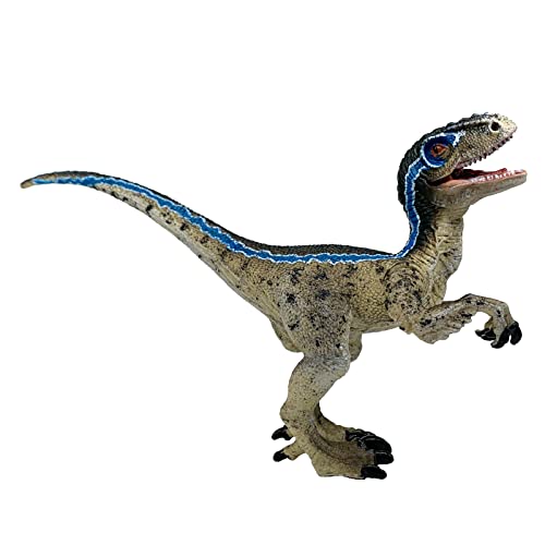 Momoplay Dinosaur Toys,Velociraptor Dinosaur Action Figure, Birthday Cake Toppers, Party Favors, Gifts, Room Decoration for Kids 3-12 Years Old