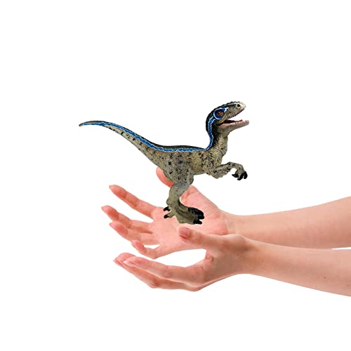 Momoplay Dinosaur Toys,Velociraptor Dinosaur Action Figure, Birthday Cake Toppers, Party Favors, Gifts, Room Decoration for Kids 3-12 Years Old