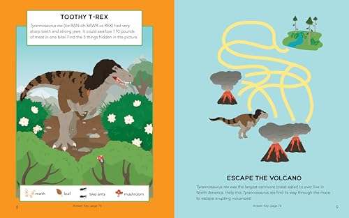 70 Dinosaur Activities Book for Kids