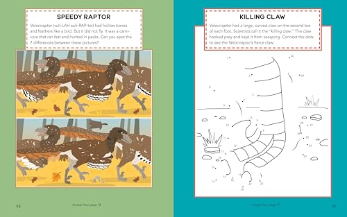70 Dinosaur Activities Book for Kids