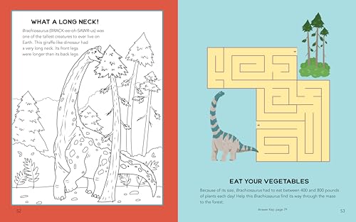 70 Dinosaur Activities Book for Kids