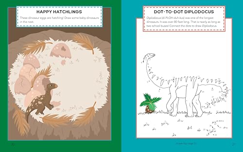 70 Dinosaur Activities Book for Kids
