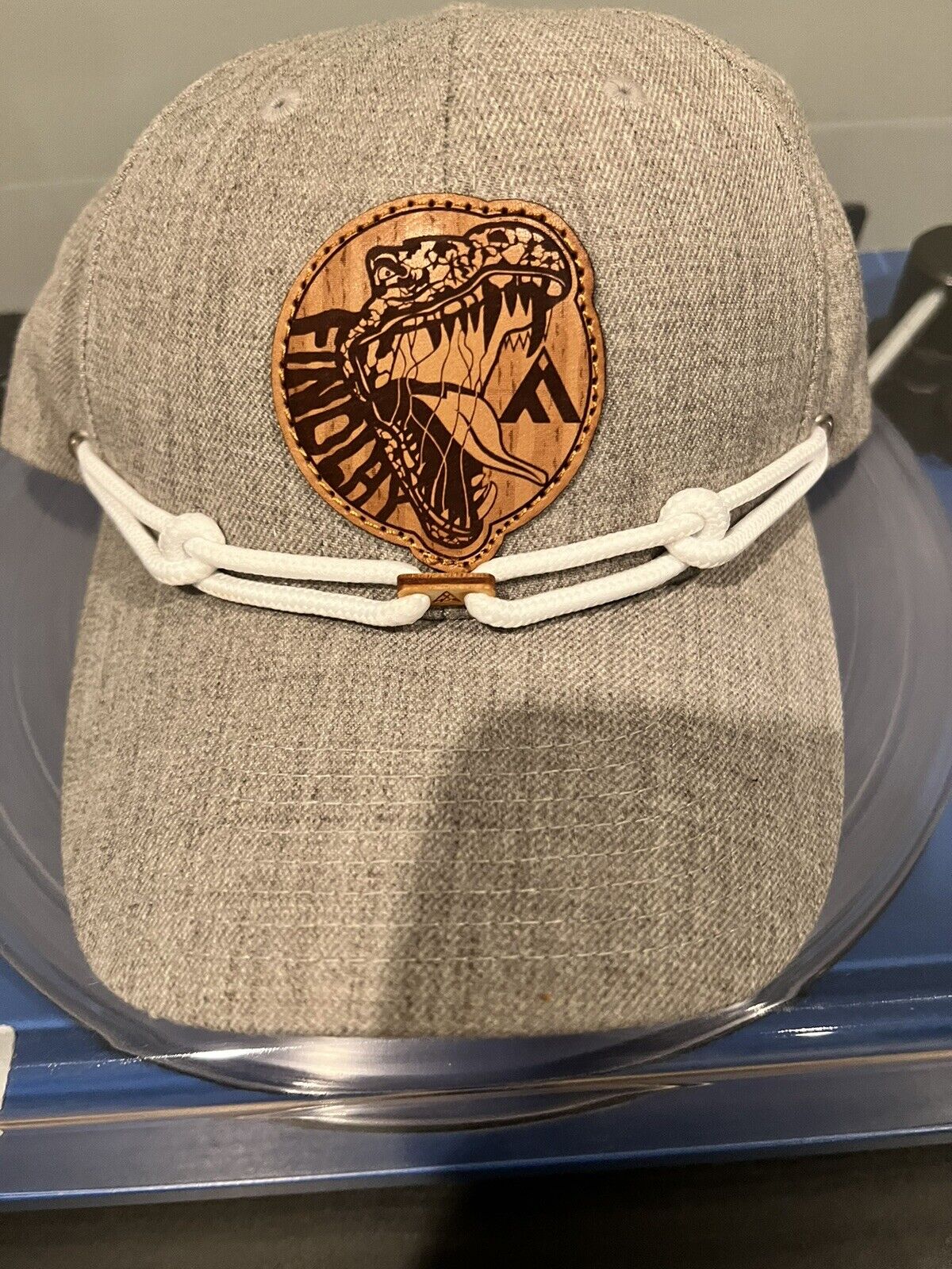 Findlay t-rex snapback yupoong style tyrannosaurus leather patch