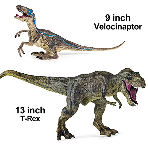 6 Realistic Dinosaur Toy Pack for Kids