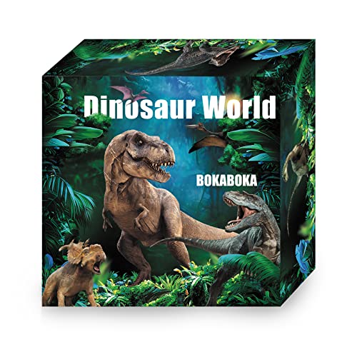6 Realistic Dinosaur Toy Pack for Kids