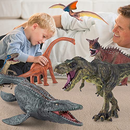 6 Realistic Dinosaur Toy Pack for Kids