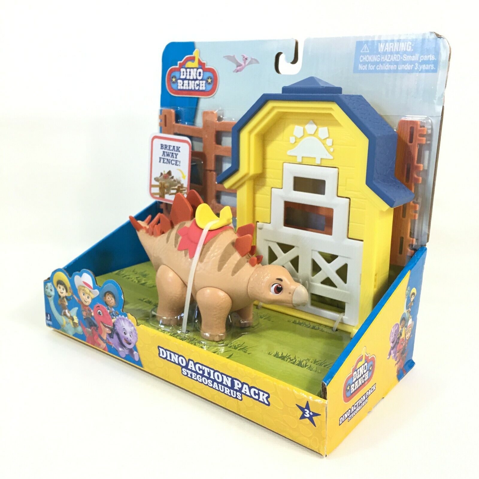 DINO RANCH 🦕  ACTION PACK TOY STEGOSAURUS BREAK AWAY FENCE‼️