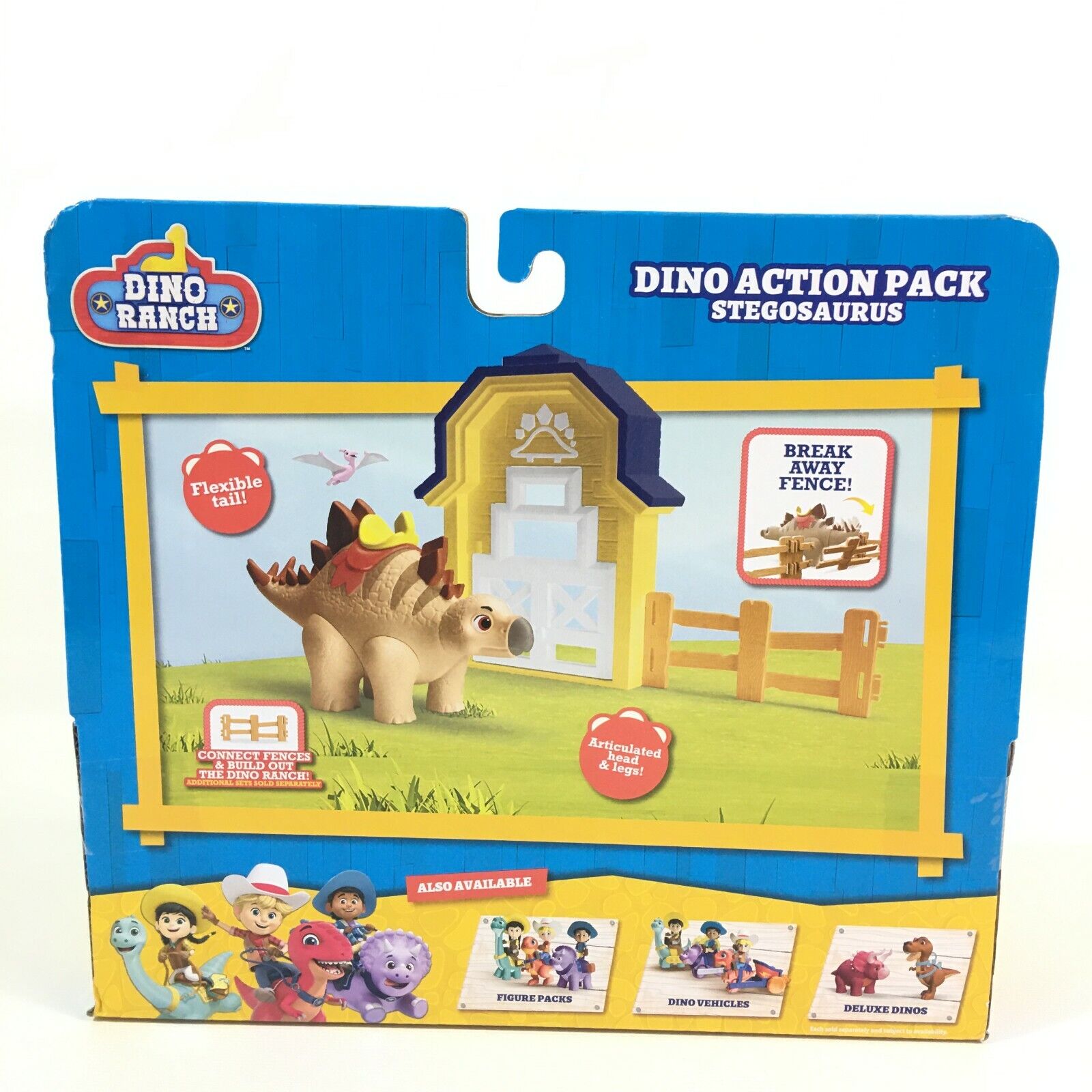 DINO RANCH 🦕  ACTION PACK TOY STEGOSAURUS BREAK AWAY FENCE‼️