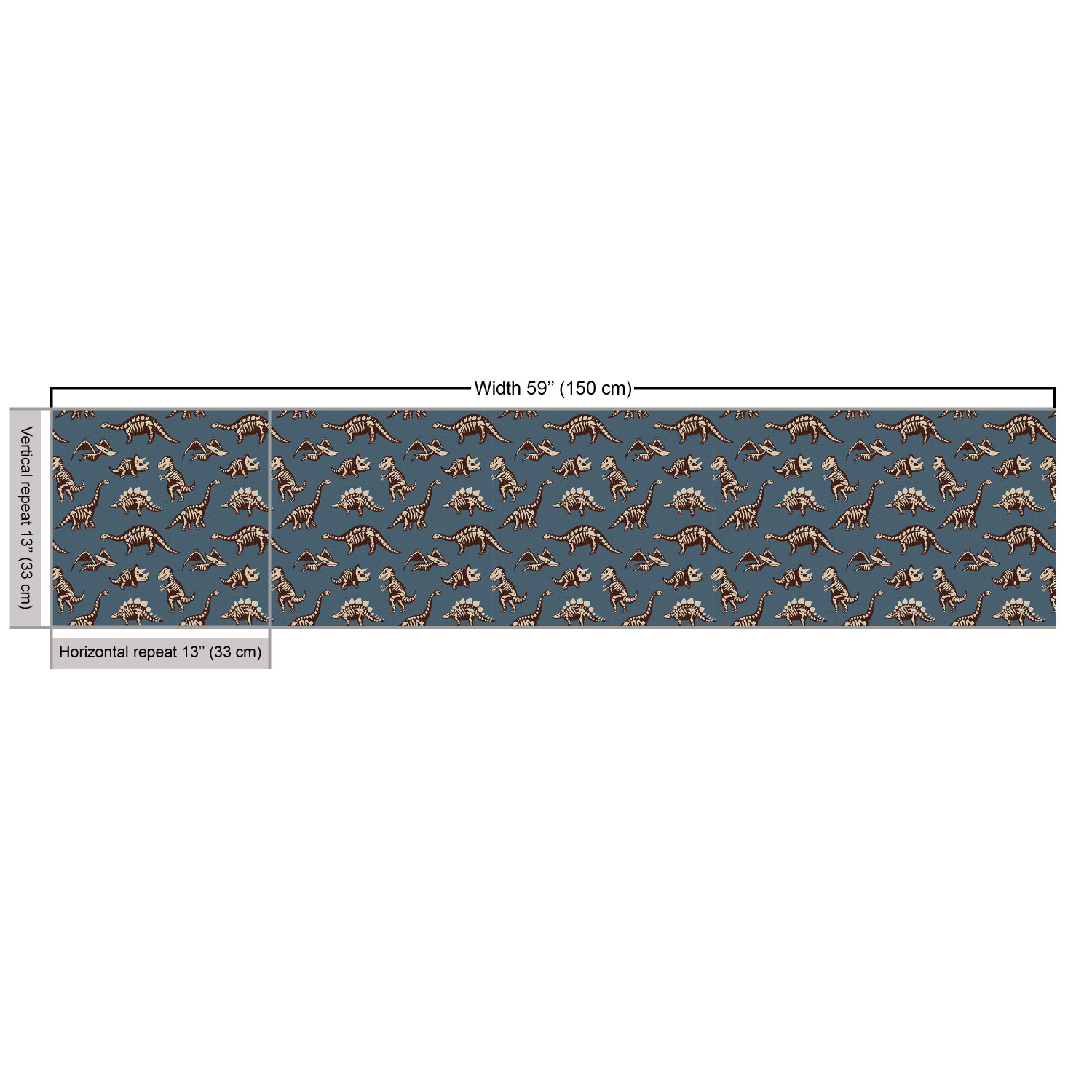 Dino-print Fabric for Home Decor